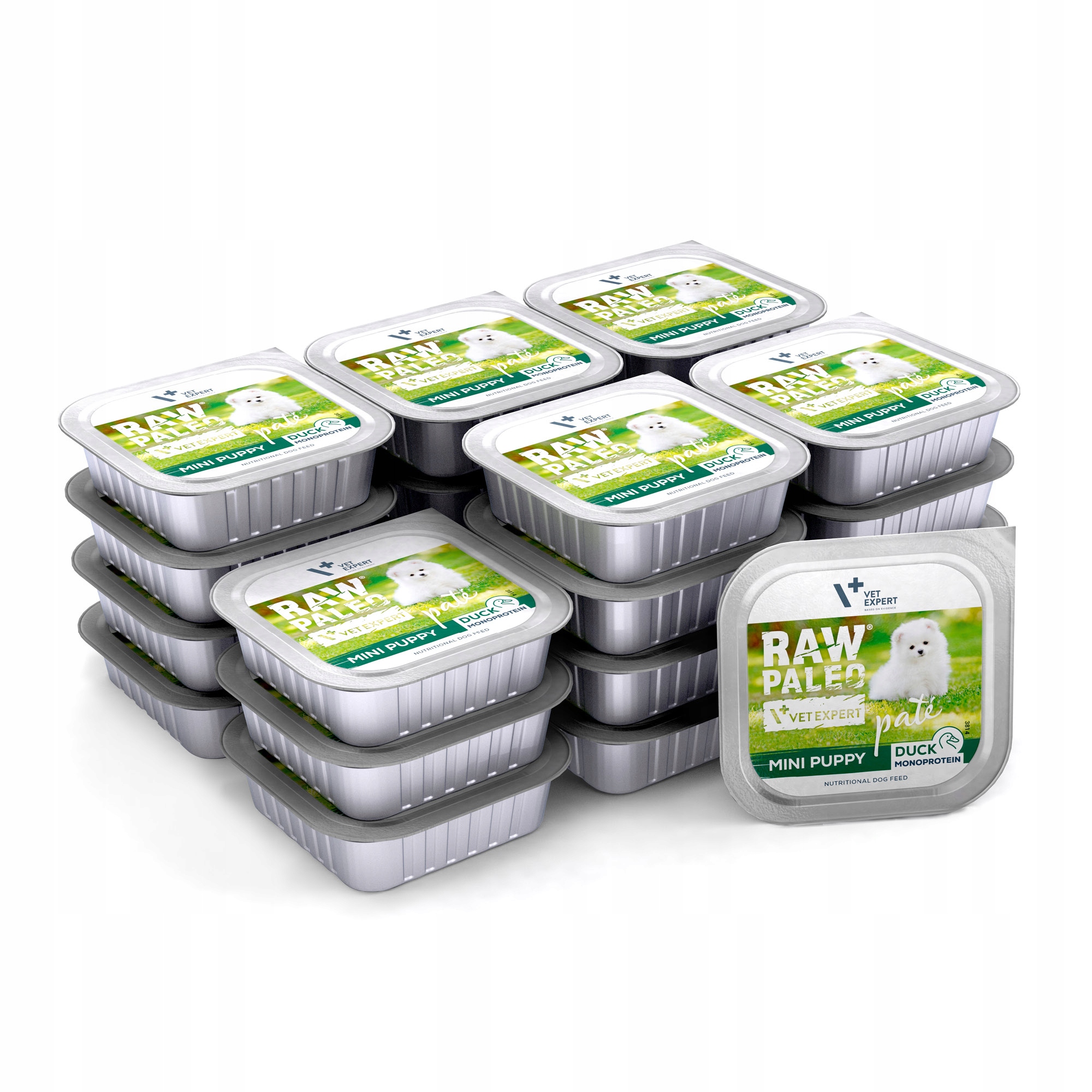 Raw Paleo Duck Pate Mini Puppy 24x150g pasztet dla szczeniąt kaczka