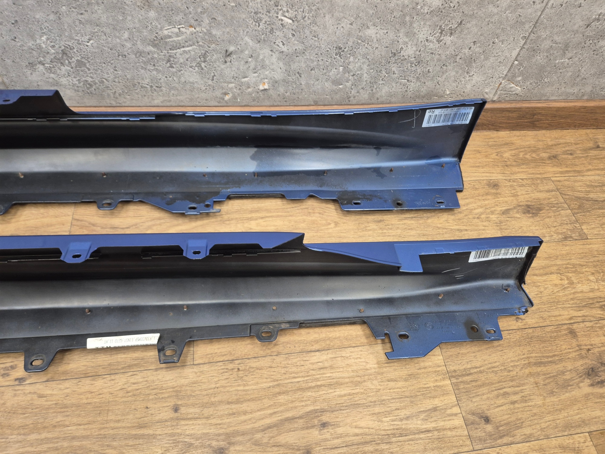BMW 4 F32 F33 2x thresholds m-packet mouldings threshold M-PERFORMANCE + DOKLADKI B45