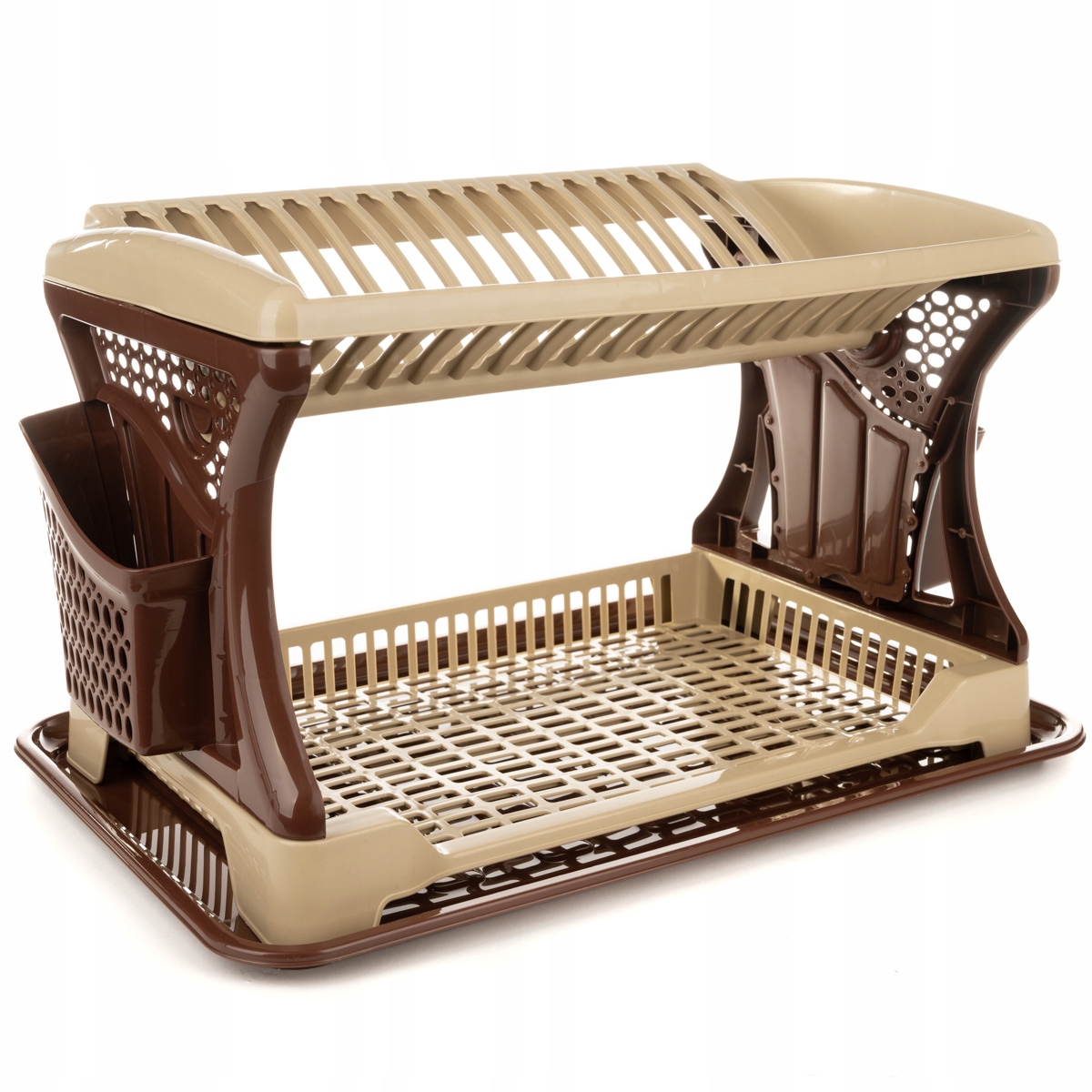 

Dwupoziomowa Suszarka Do Naczyń Dunya Beż-brąz