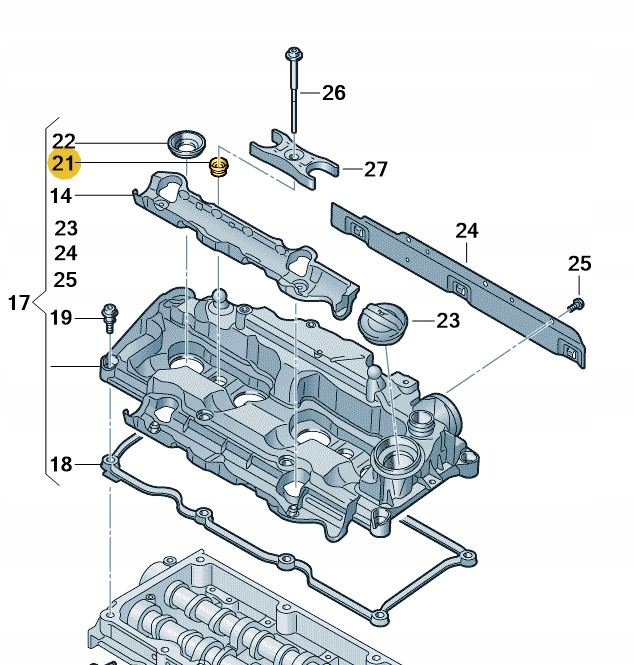 КОЛЬЦО УПЛОТНИТЕЛЬ LAPY ФОРСУНКА VW PASSAT фото 2