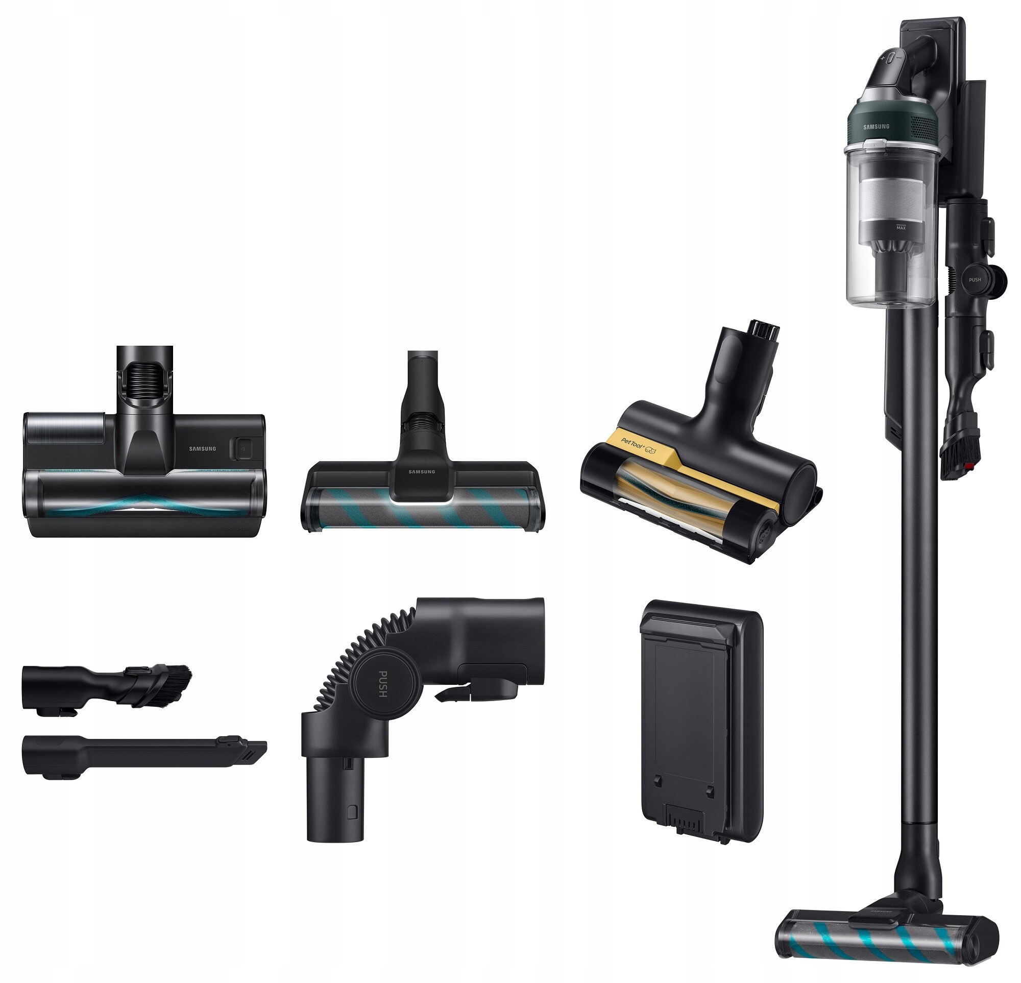 Vysavač Samsung VS70H25WFT/GE Jet 85S Complete 87dB 250AW Jet Cyclone