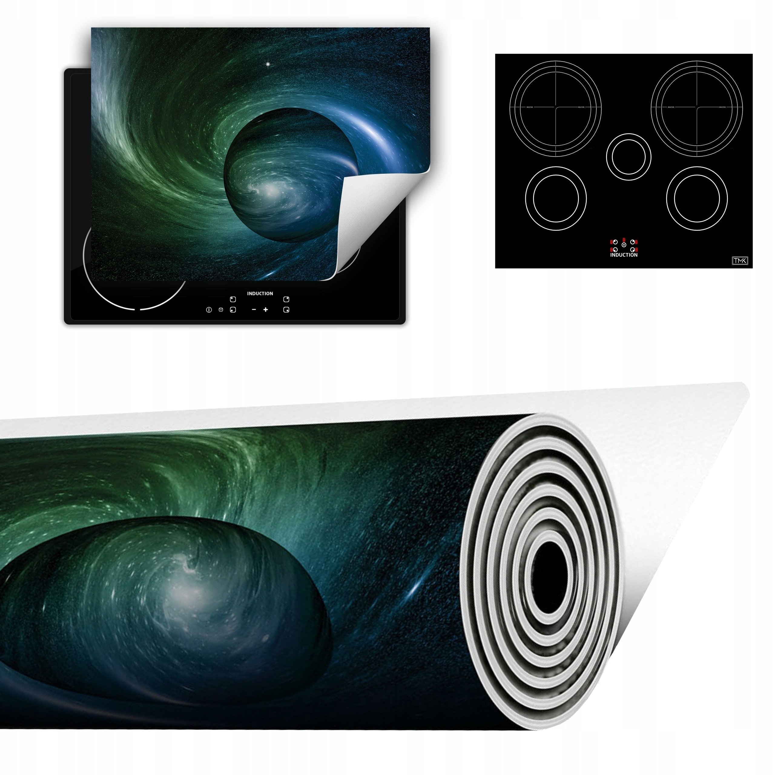 Vinylová Podložka Do Kuchyně Více Místa 70x52 Vesmír