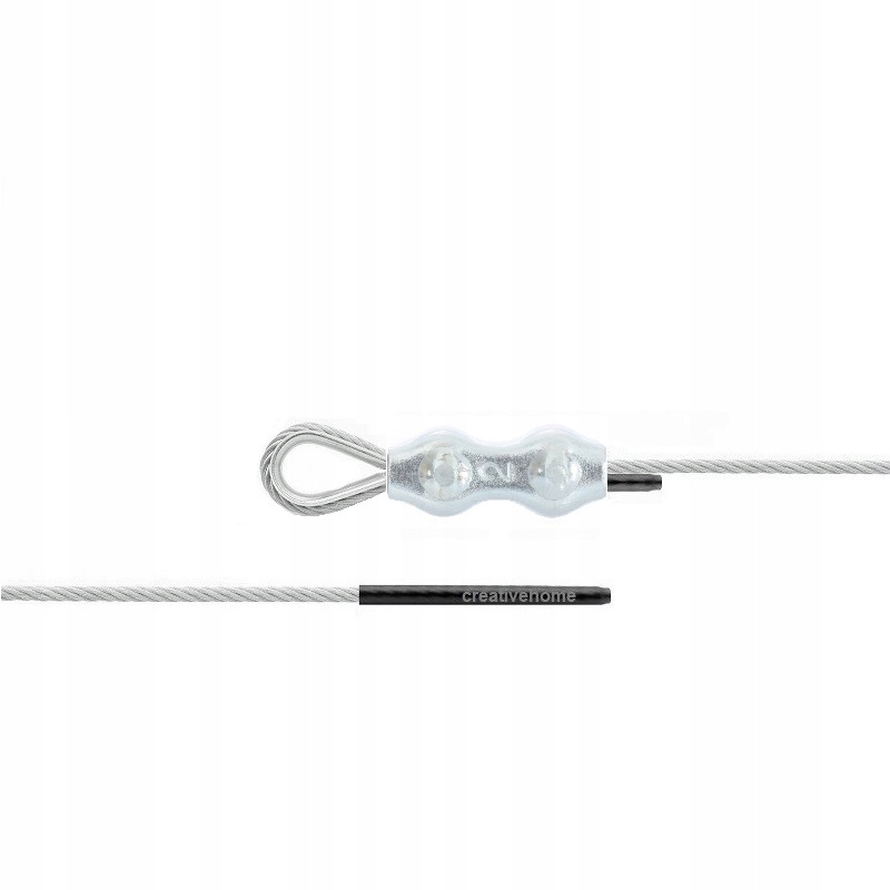 1m Z2 KARNISZ LINKA STALOWA DO ZASŁON TARASOWYCH OGRODOWYCH NA TARAS ŻYŁKA Średnica drążka 20 mm