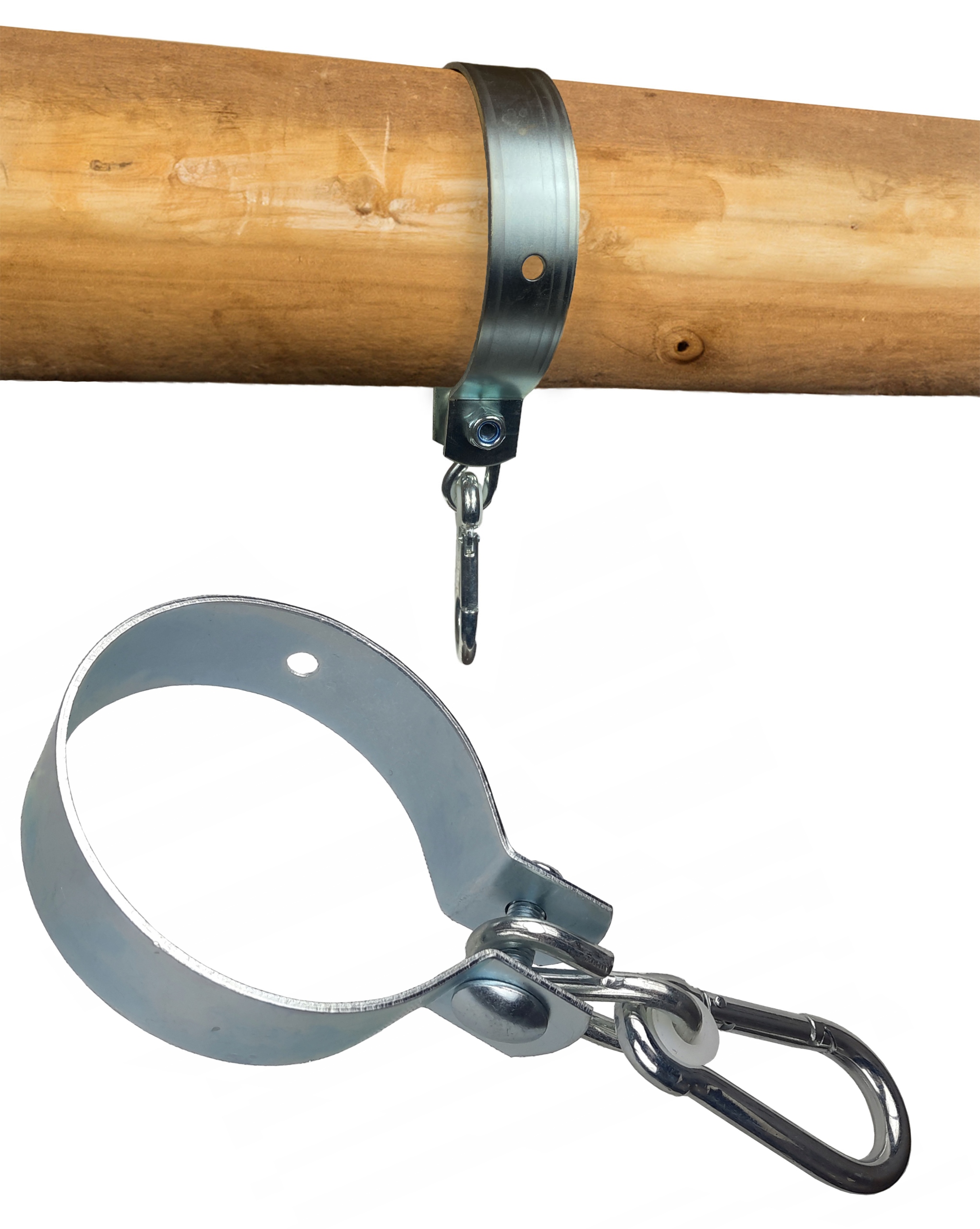 Mocowanie huśtawki obejma okrągła hak huśtawkowy fi 120 mm ocynk