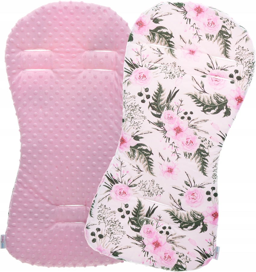 WKŁADKA DO WÓZKA SPACERÓWKI MINKY BAWEŁNA DWUSTRONNA BABYMAM