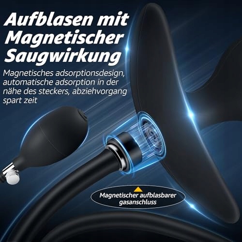 MAGNETIC SYSTEM Analplug Dla Par Kobiet Mężczyzn Rozmiar XL Regulowany — miniatura 2
