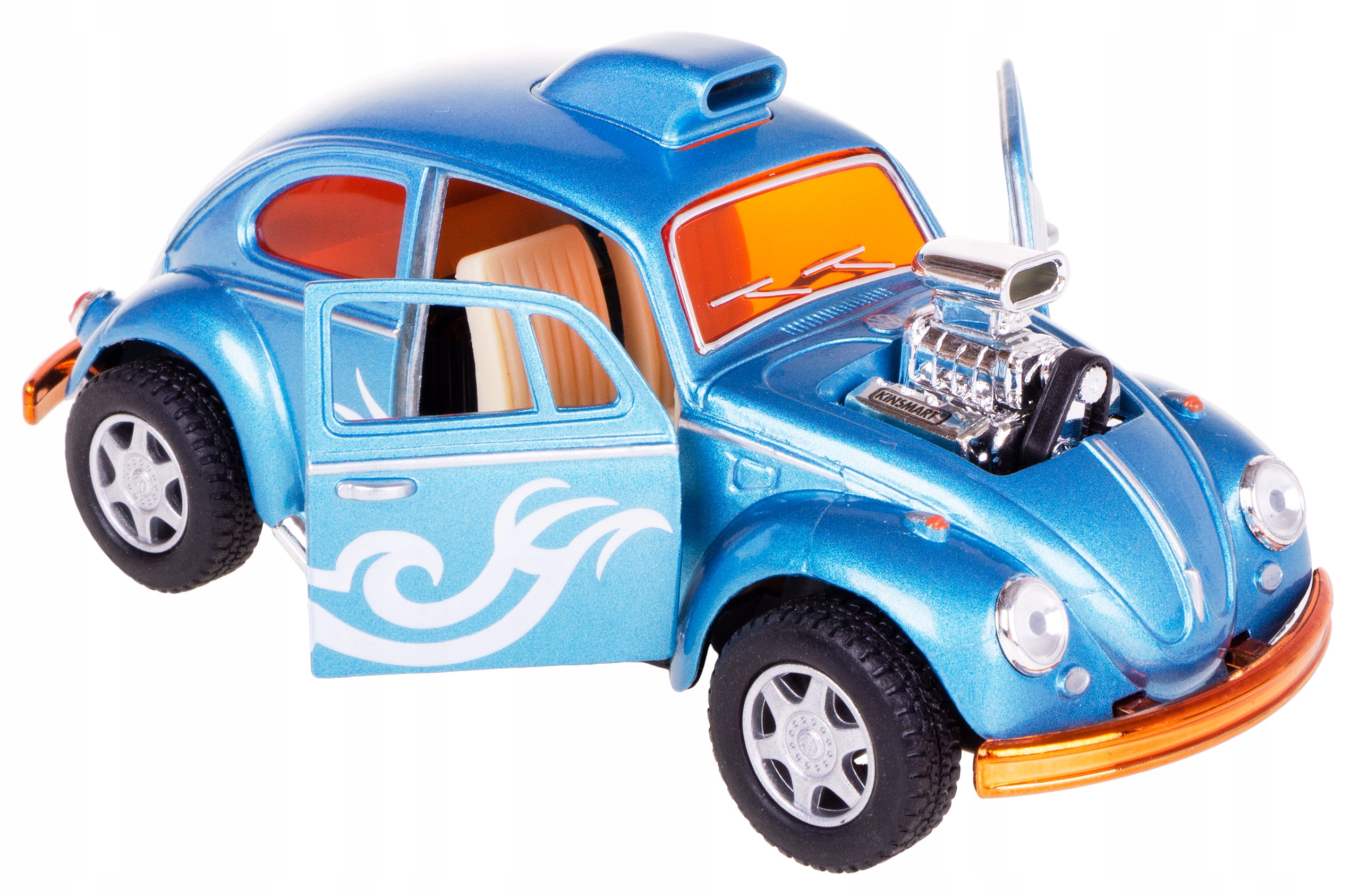 

Vw Beetle Dragracer Garbus Model Metal Kinsmart Ni