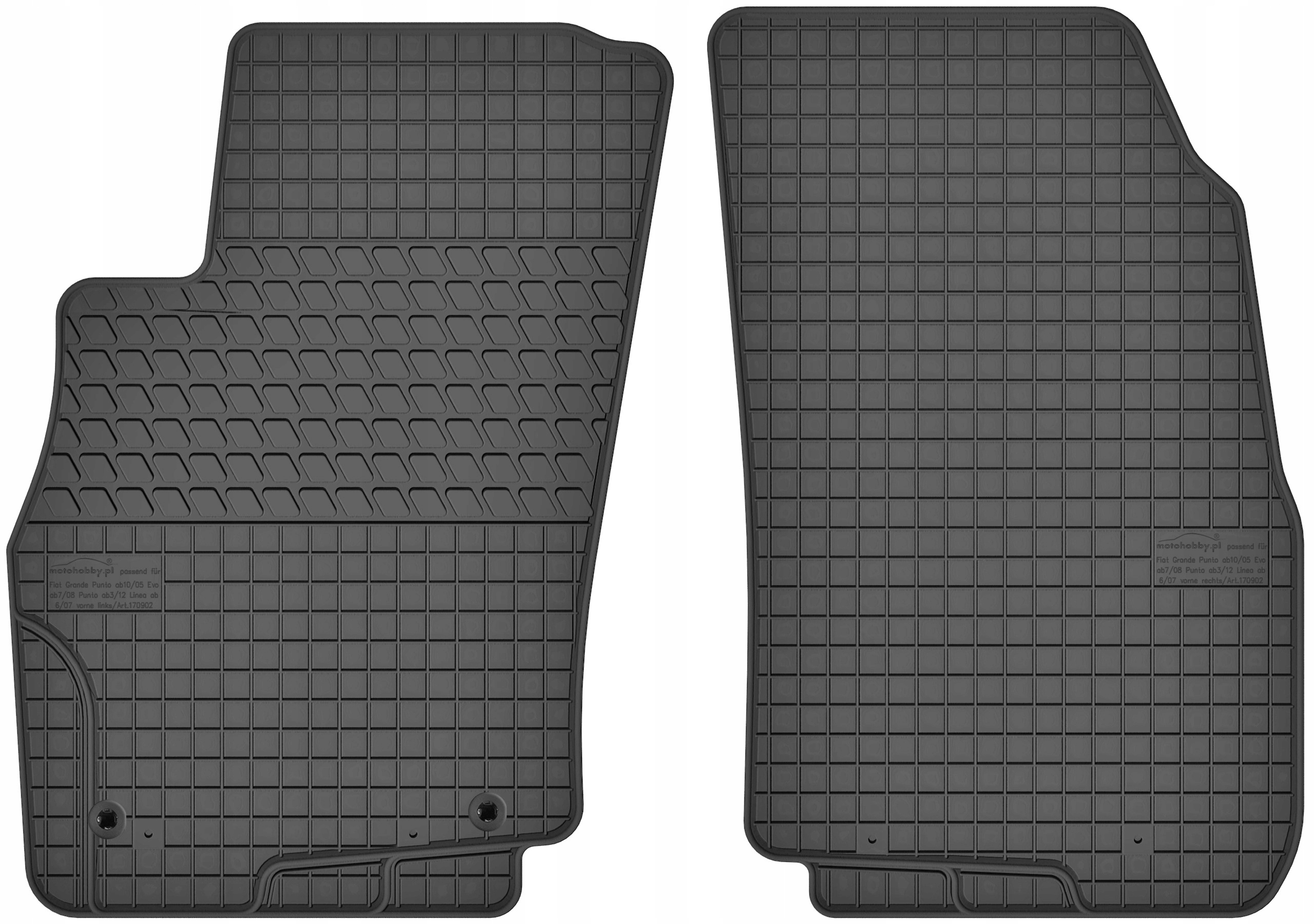 

Fiat Punto Evo 2009-2012 Dywaniki samochodowe