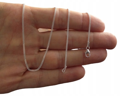 Pancerka Łańcuszek Srebrny 925 Medalik Komplet (na PREZENT / Komunia) Materiał srebro