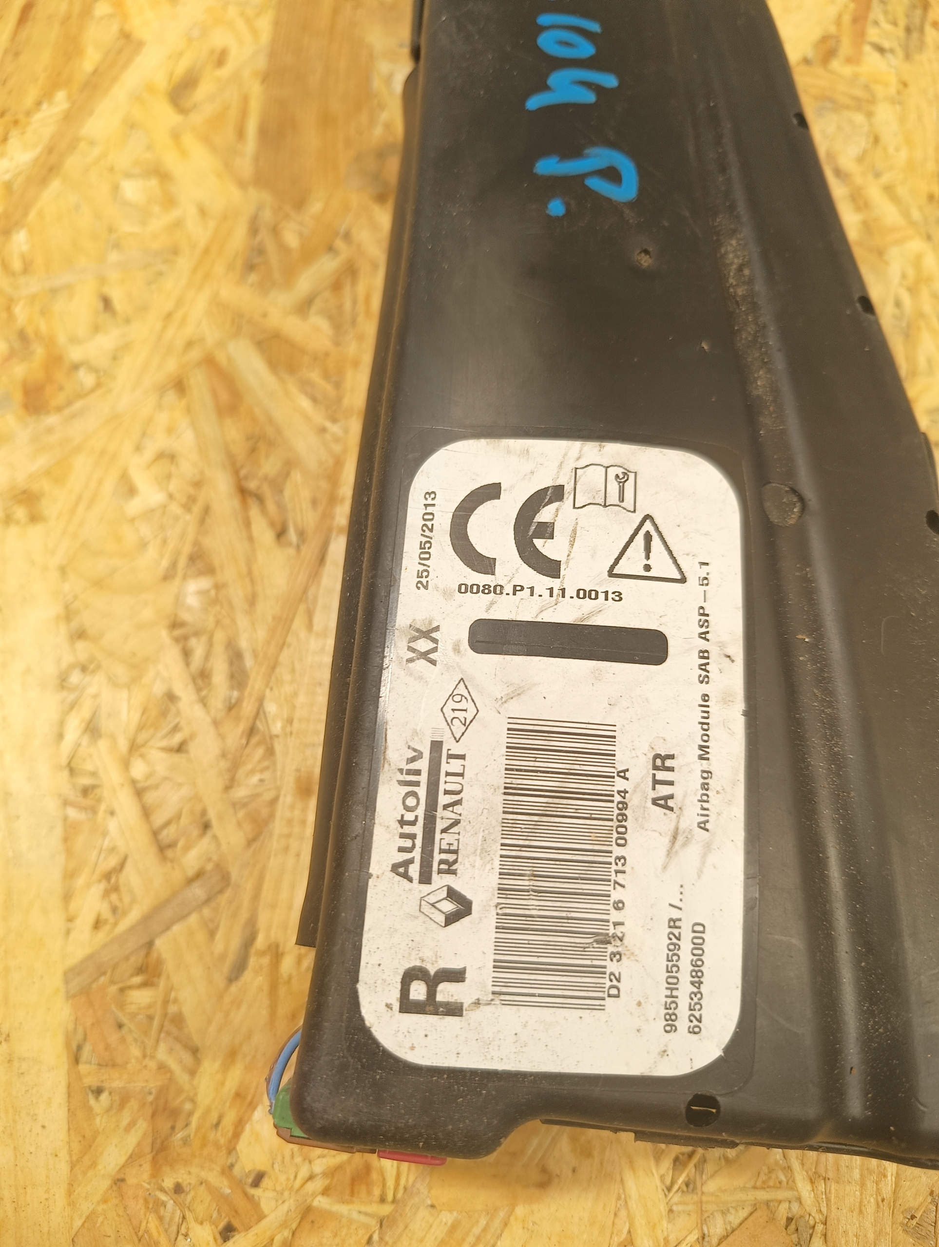 seat airbag right RENAULT CLIO IV