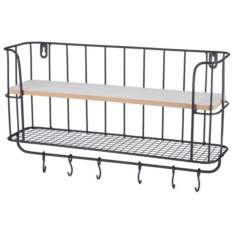 

Półka kuchenna ścienna Wieszak kuchenny Loft