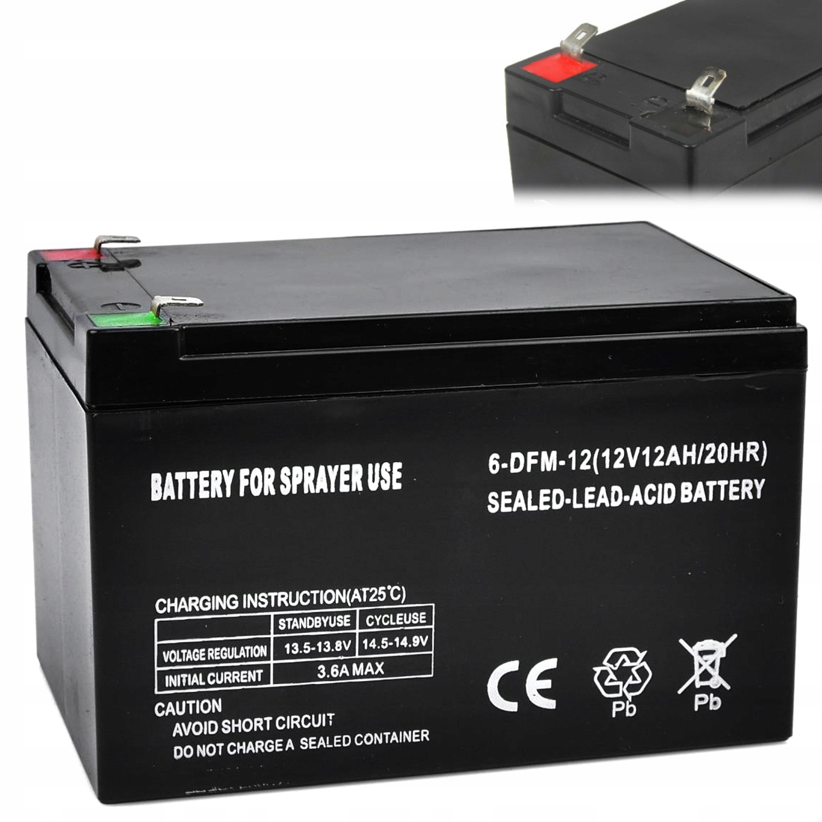 

Bateria Akumulator 12Ah Opryskiwacza Elektrycznego