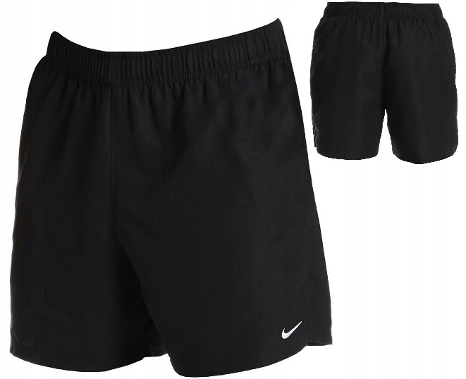 Plavky Kraťasy Nike Černé Pánské Bazén XL 188 CM S Gumičkou Dovolená