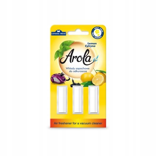 

Arola Wkłady zapachowe do odkurzacza Cytryna, 3szt