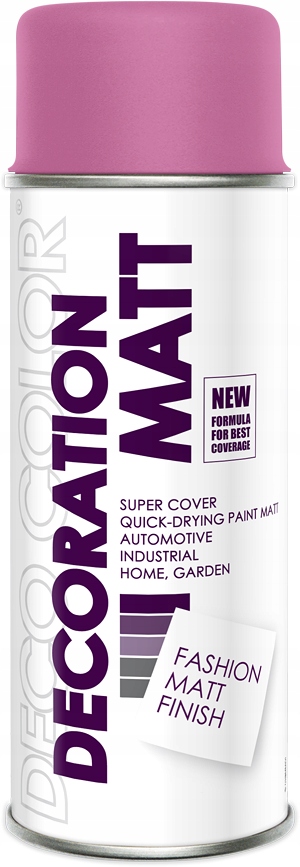 

Spray Lakier W Spreju Deco Matt 400ML Różowy