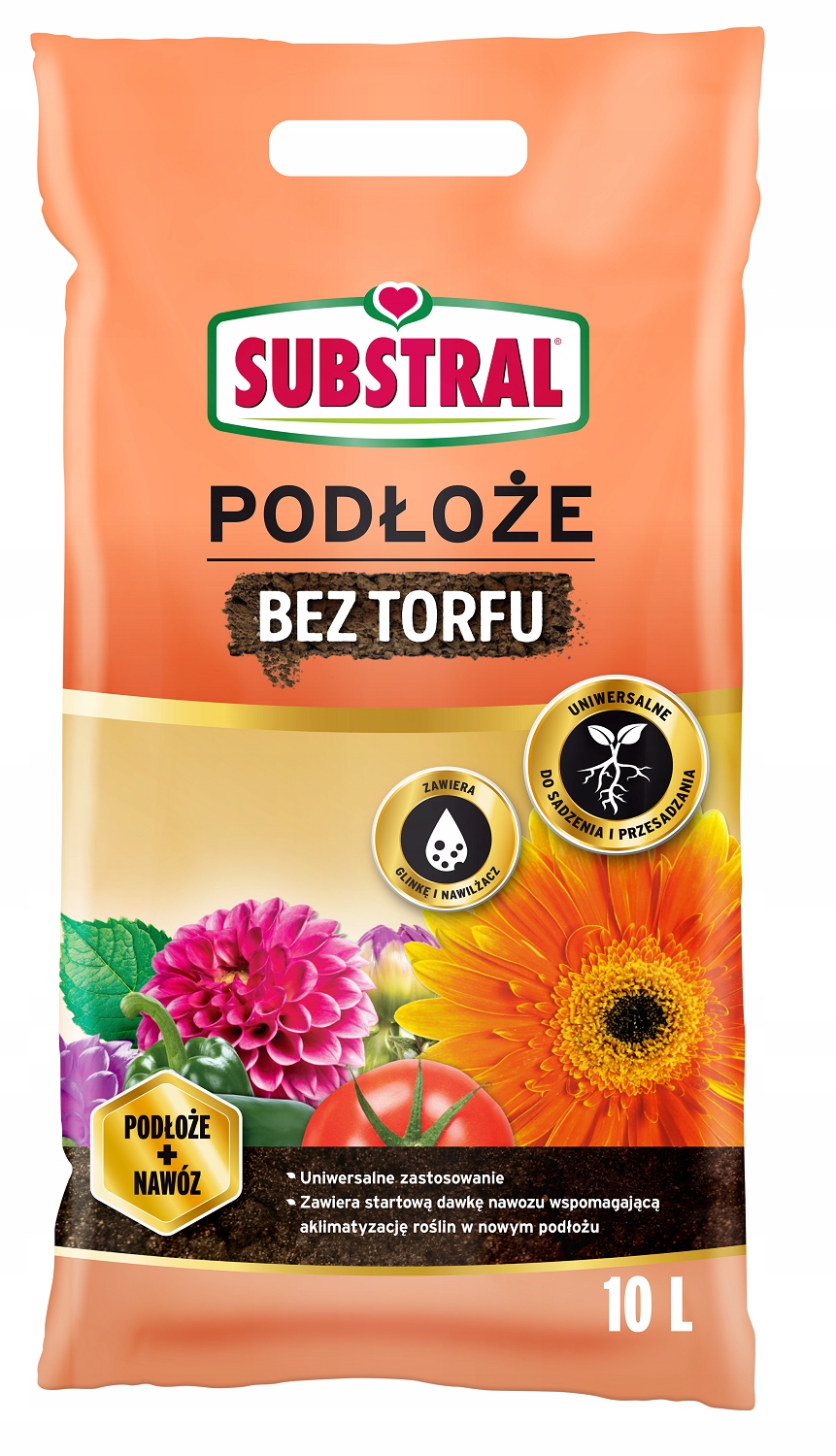 

Podłoże Bez Torfu bogata mieszanka 10 l Substral