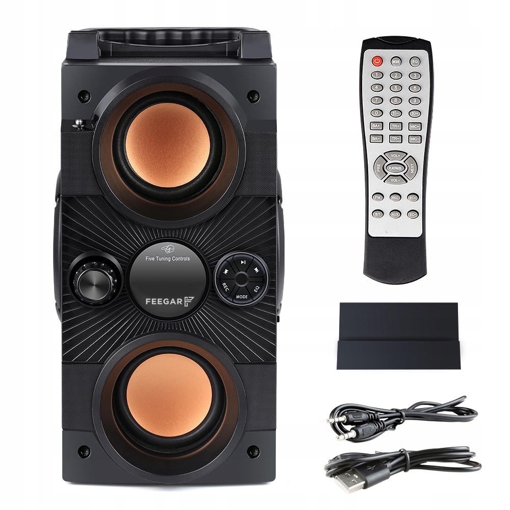 Přenosný Bluetooth Reproduktor, Výkonná Baterie, Fm Rádio
