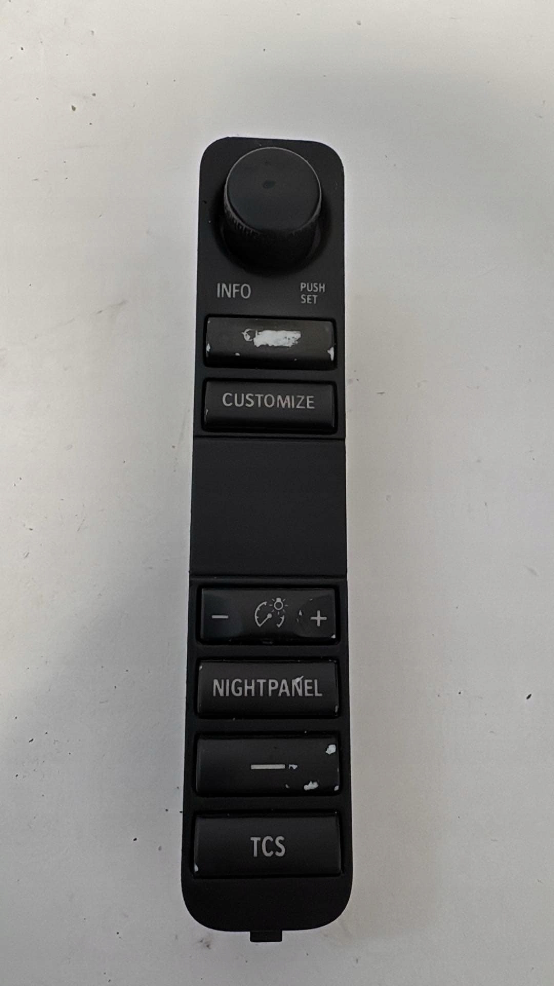 button NIGHT Panel TCS SAAB 93 9-3 02-07 switch TEMPOMATU NIGHTPANEL