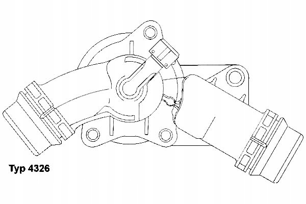 WAHLER TERMOSTAT BMW 97C M52 44 E46