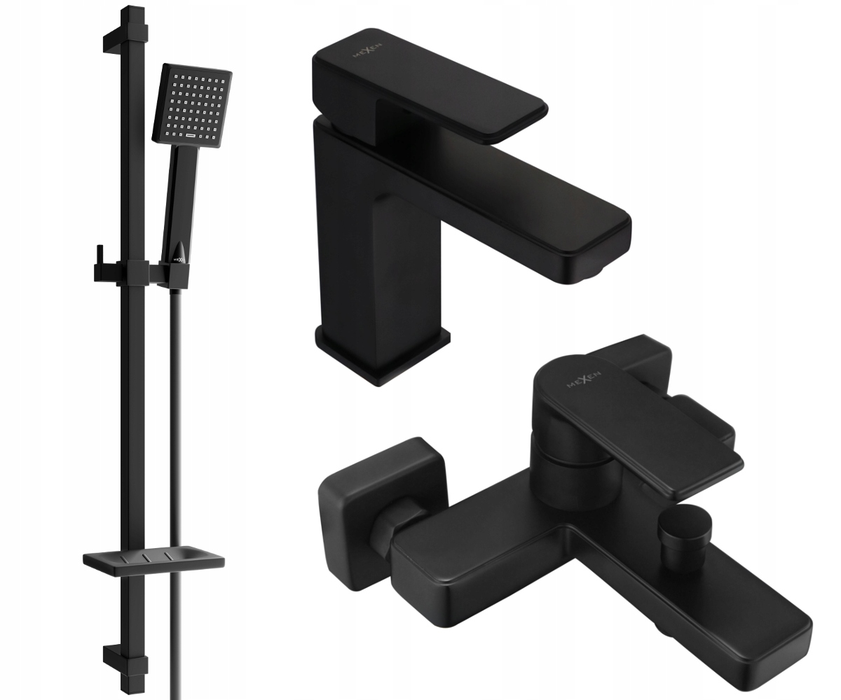 

Mexen Mino DQ45 Zestaw Wannowy Bateria Czarny