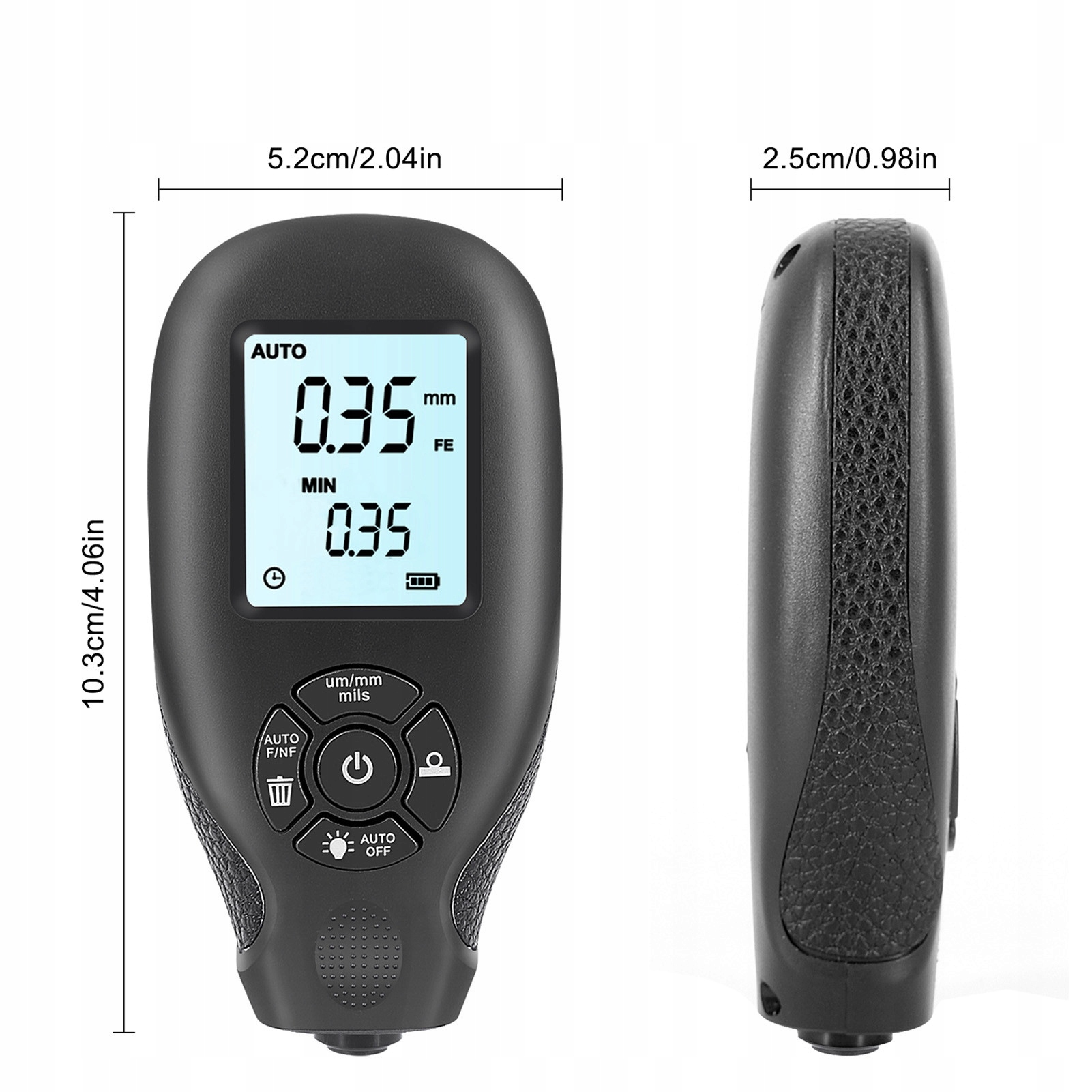 MIERNIK,TESTER GRUBOŚCI LAKIERU LCD 0~2000um Model 75635325432