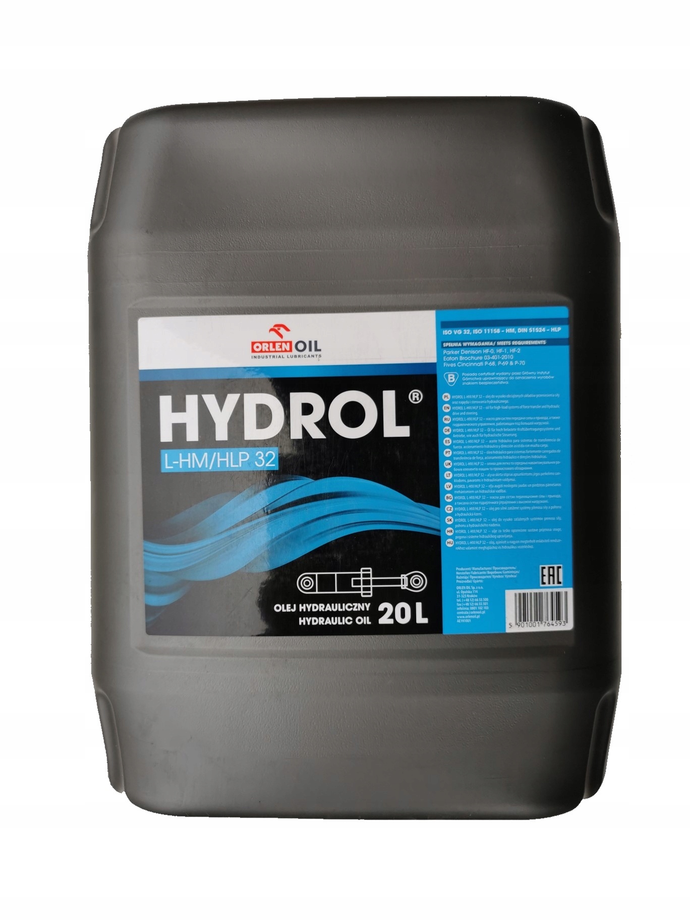 

Orlen Oil Hydrol L-hm/hlp 32 Olej Hydrauliczny 20L