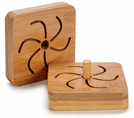 

Podkładki Podstawki szklanki kubki Stojak Bambus 6