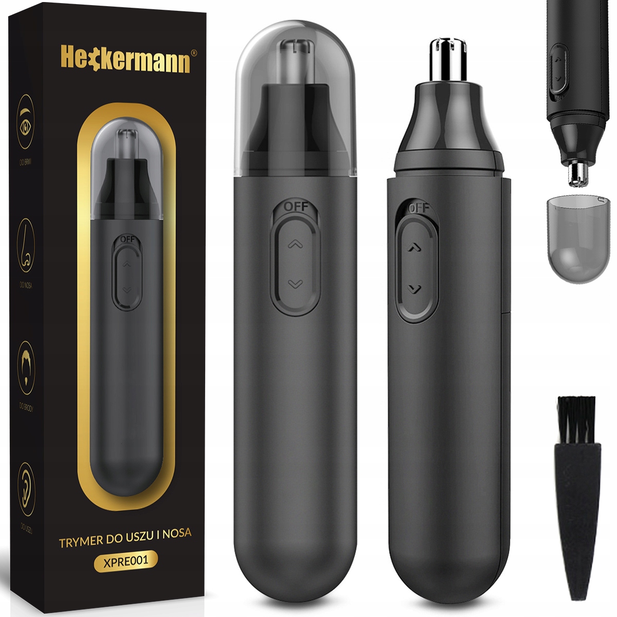 TRYMER DO NOSA UCHA USZU GOLARKA WŁOSÓW DEPILATOR