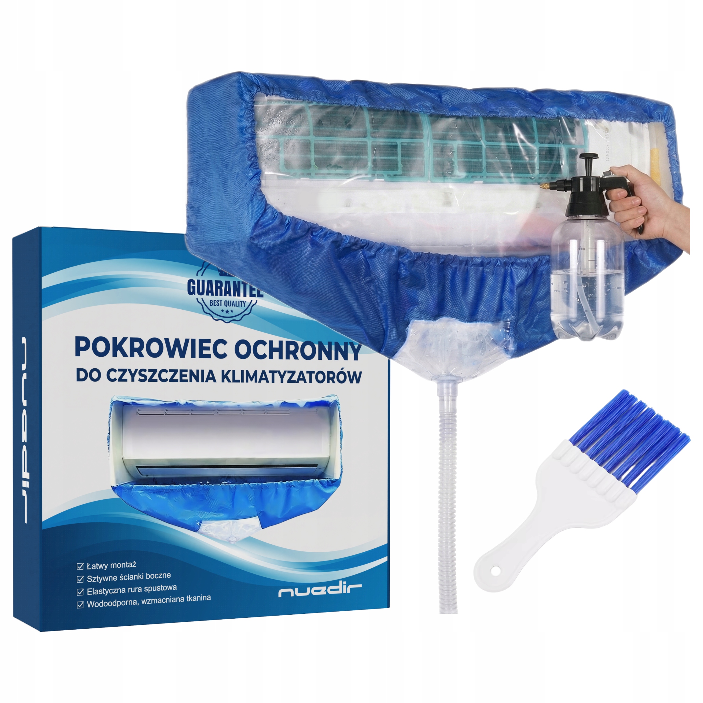 Pokrowiec do Czyszczenia Mycia Klimatyzacji Klimatyzatora 70-100 Pędzel