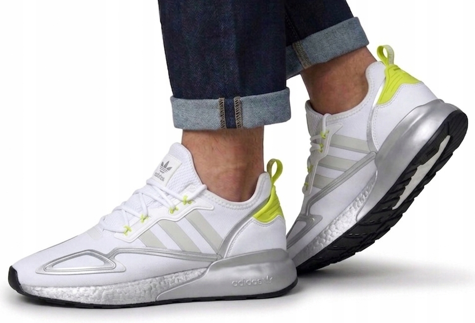 Adidas Zx 2K Boost Pánské sportovní boty max Pohodlné tenisky Bílé Lehké