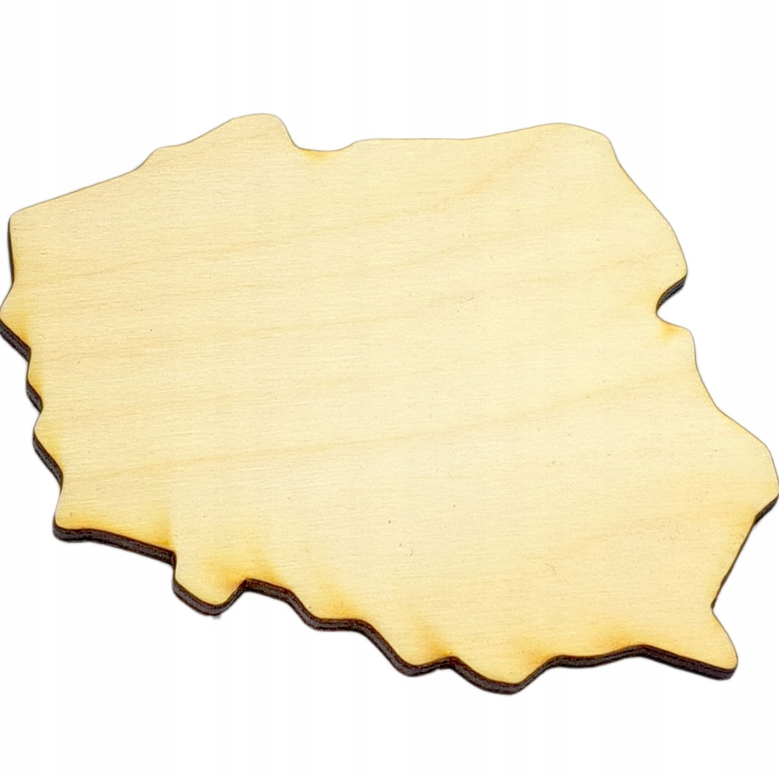 Polska Obrys ze sklejki dekor drewniany 8cm Granica