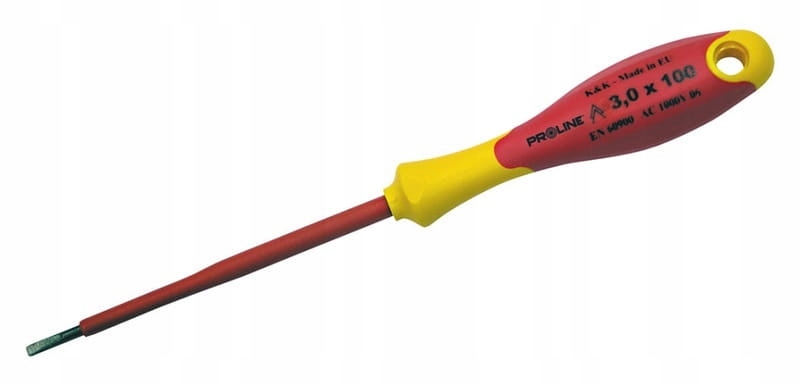 

Proline Wkrętak izolowany 1000V płaski 5,5x125mm