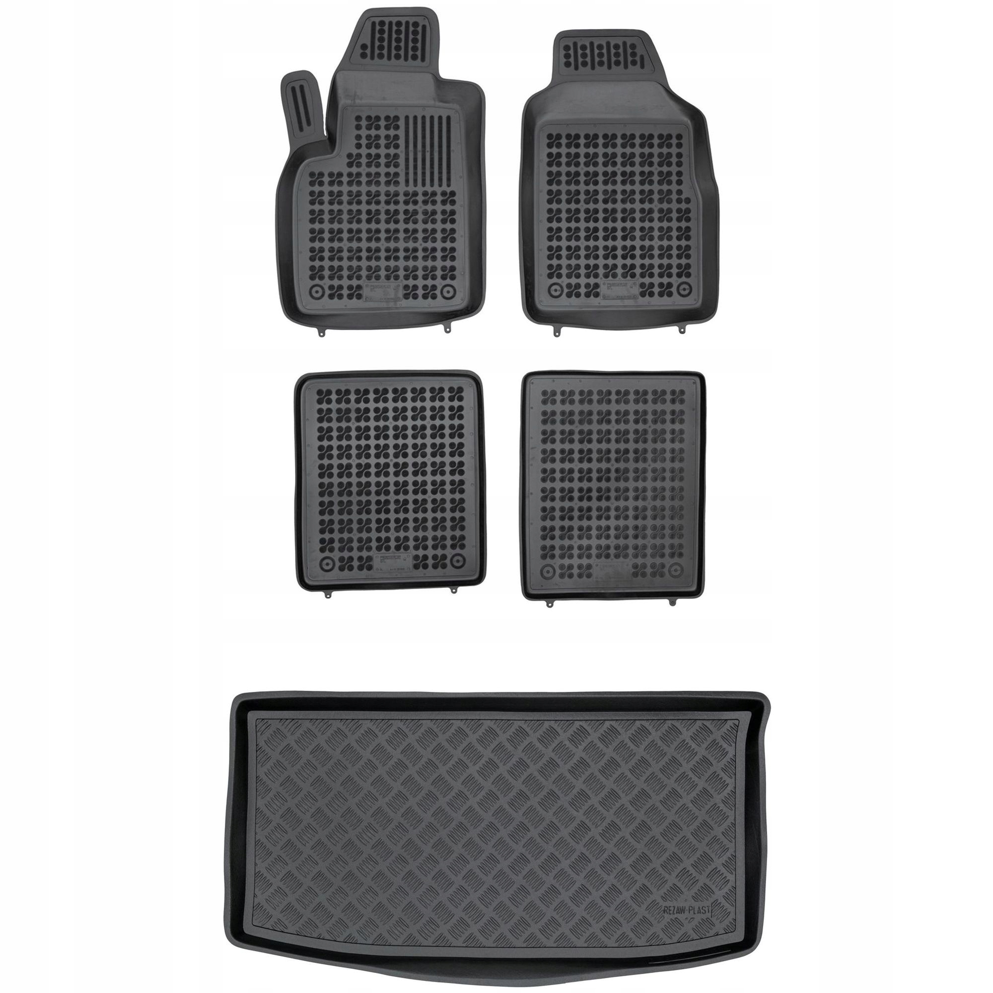 Sada koberčekov a protišmykovej podložky Fiat Panda II 2003-2012