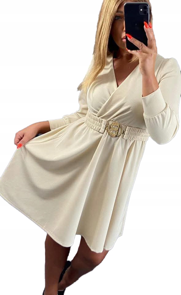 Elegantní glamour midi zavinovací Šaty s nabíraným páskem vel. 40