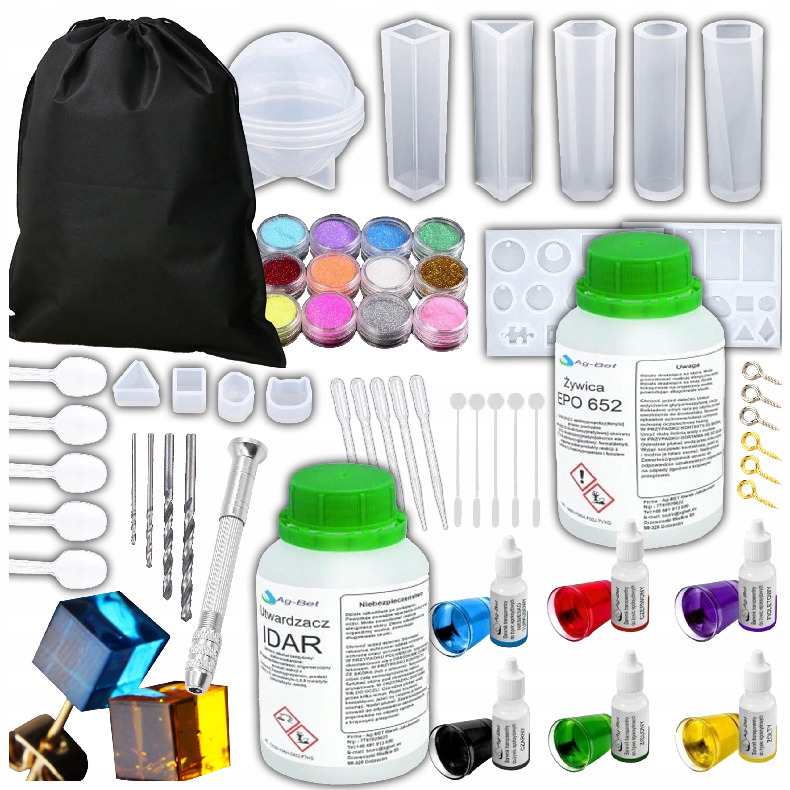 Sada forem F5 epoxidová pryskyřice pro diy formy na šperky