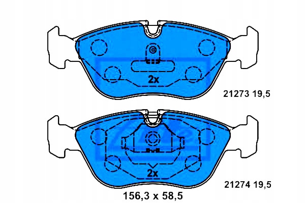 Ate Brzdové Destičky Volvo 850 2.0 (ls)