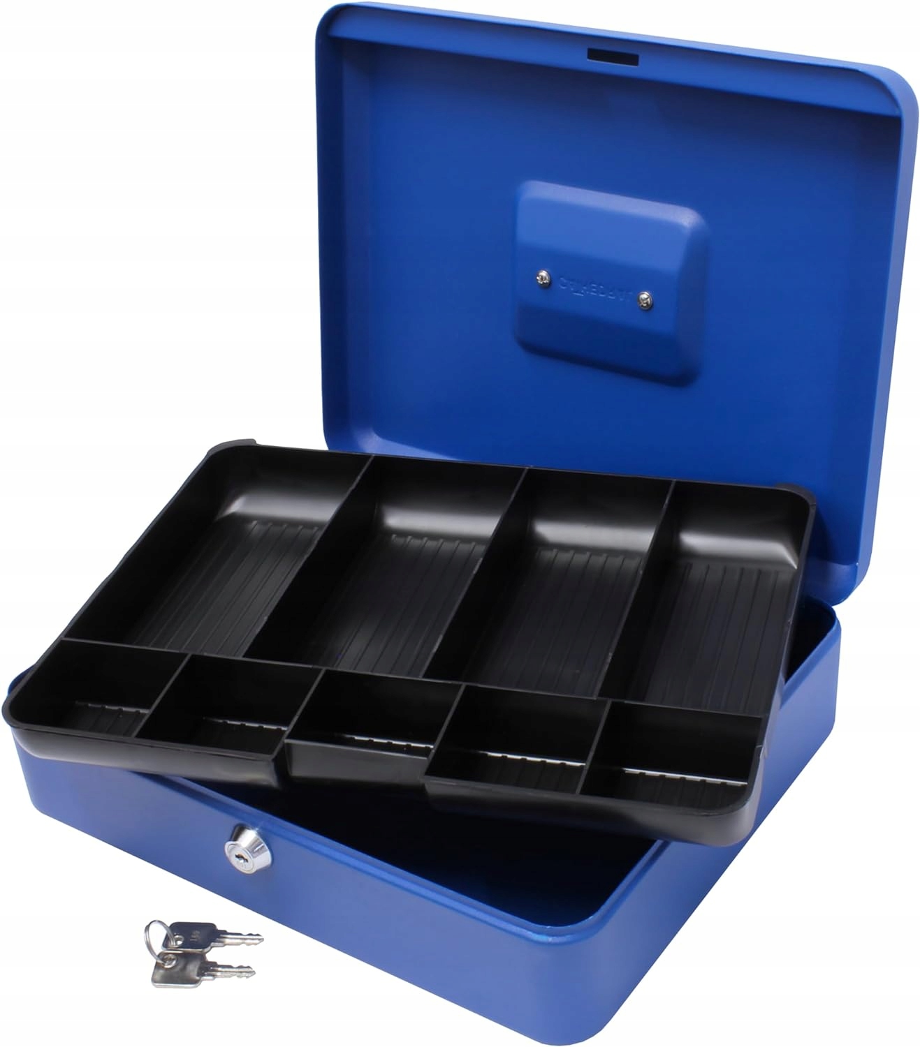 KASETKA METALOWA NA PIENIĄDZE BILON SEJF KASETA SKRZYNKA + 3 klucze Marka Handmet