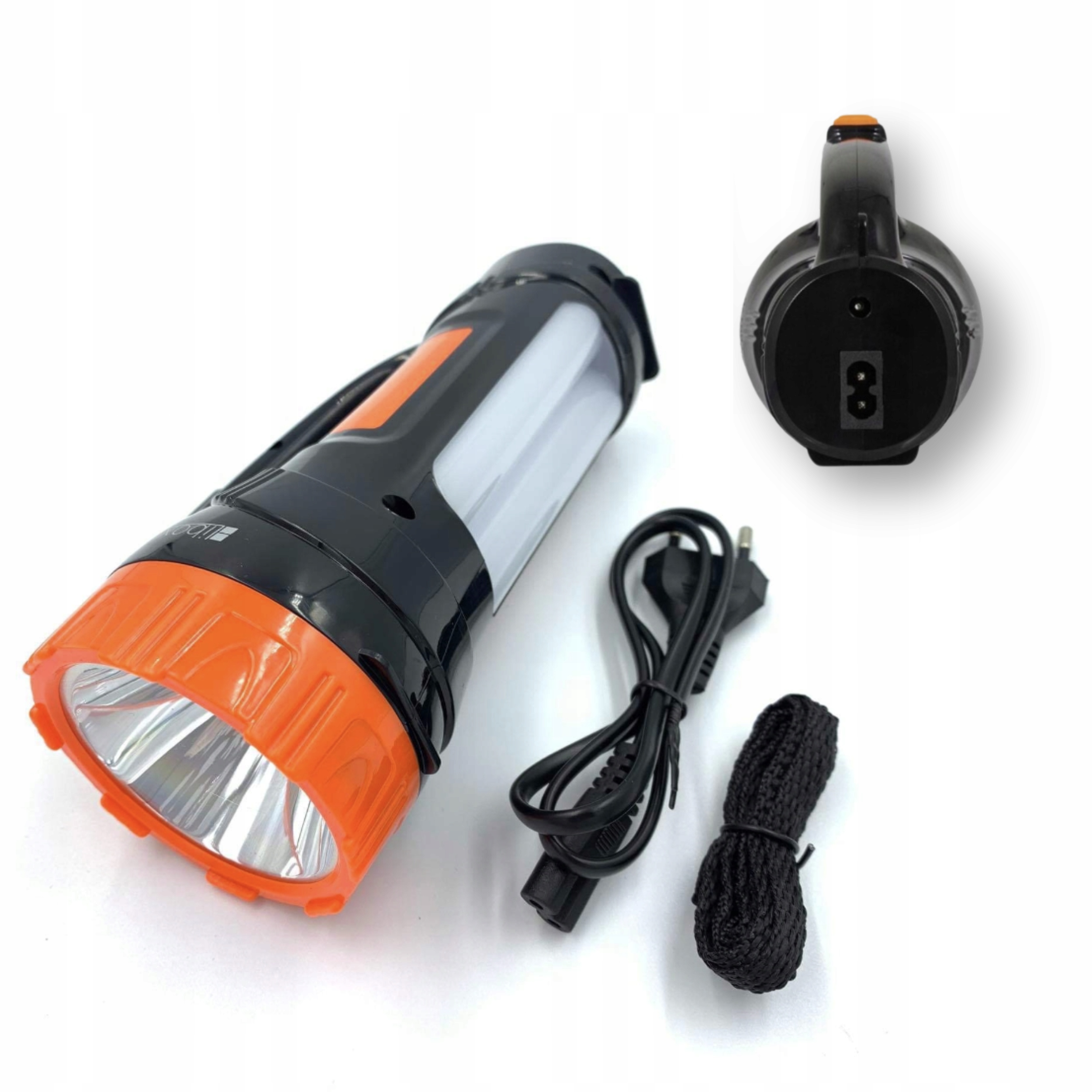 LATARKA MOCNA LED SZPERACZ AKUMULATOROWA ŁADOWALNA RĘCZNA 230V LED LIBOX170 Model LB0170