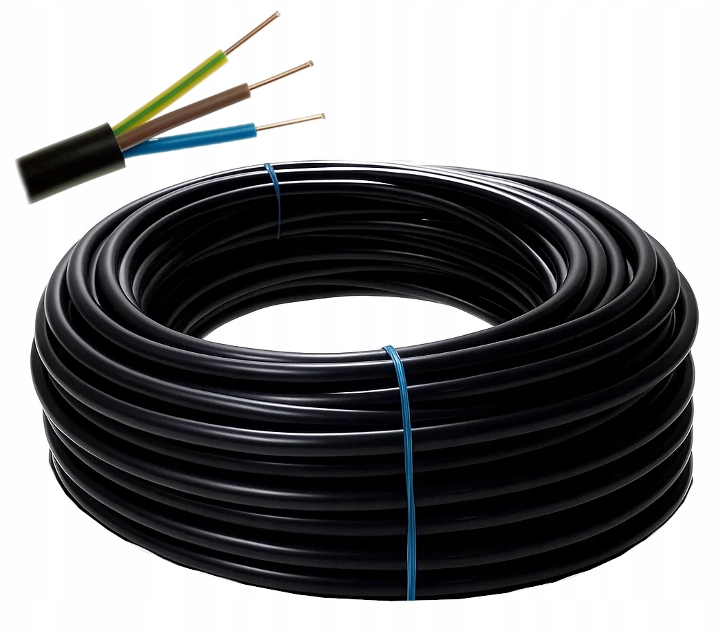 Przewód Ziemny Yky 3x1,5 Miedziany 25 Metrów Kabel