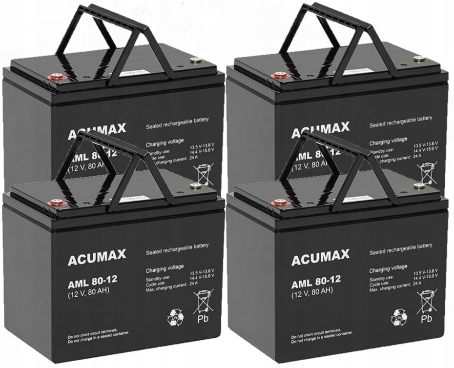 RBC14 ZESTAW AKUMULATORÓW DO UPS APC 4x AML 80-12