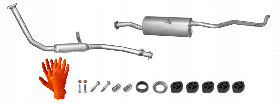 Suzuki Samurai 1.3 Výfukový Systém Tlumiče