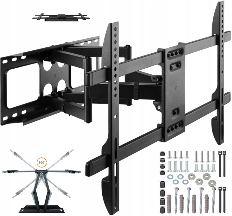 Otočné Dlouhé Rameno Pro Televizor 77 Palců Lg do zdi s regulací