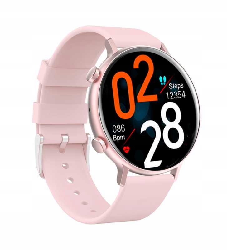 DAMSKI SMARTWATCH ROZMOWY SMART WATCH PRO SMS KROKU PULS EGK PRO EDITION Obsługa ładowania bezprzewodowego nie