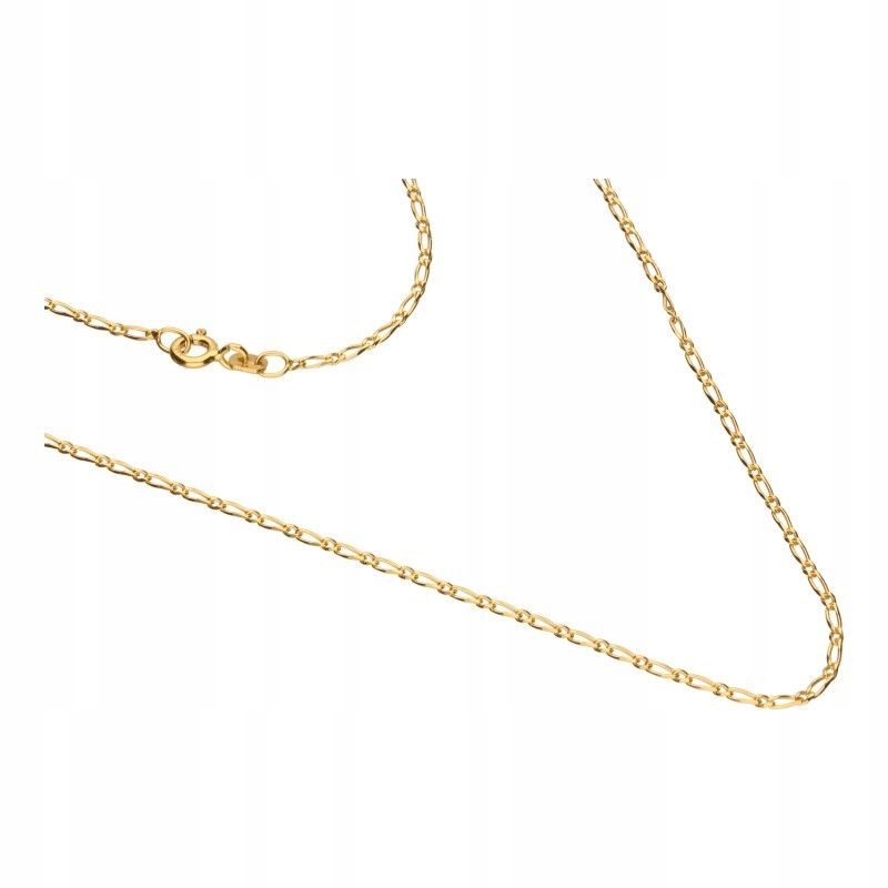 Zlatý řetízek 585, jemná vazba řetízku, dva typy článků R45 2g 14kt