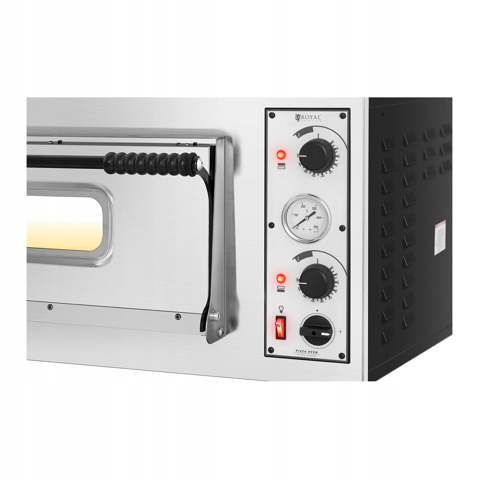 JEDNOKOMOROWY PIEC DO PIZZY 6x32cm 7200W SZAMOT Rodzaj piec elektryczny jednopoziomowy