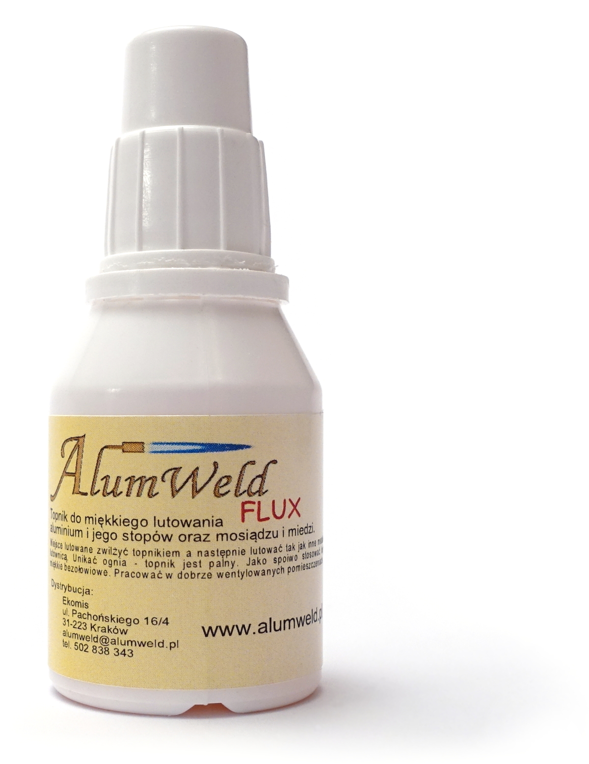 

F01M Flux 15ml. Lutowanie Aluminium Cyną Lutownicą