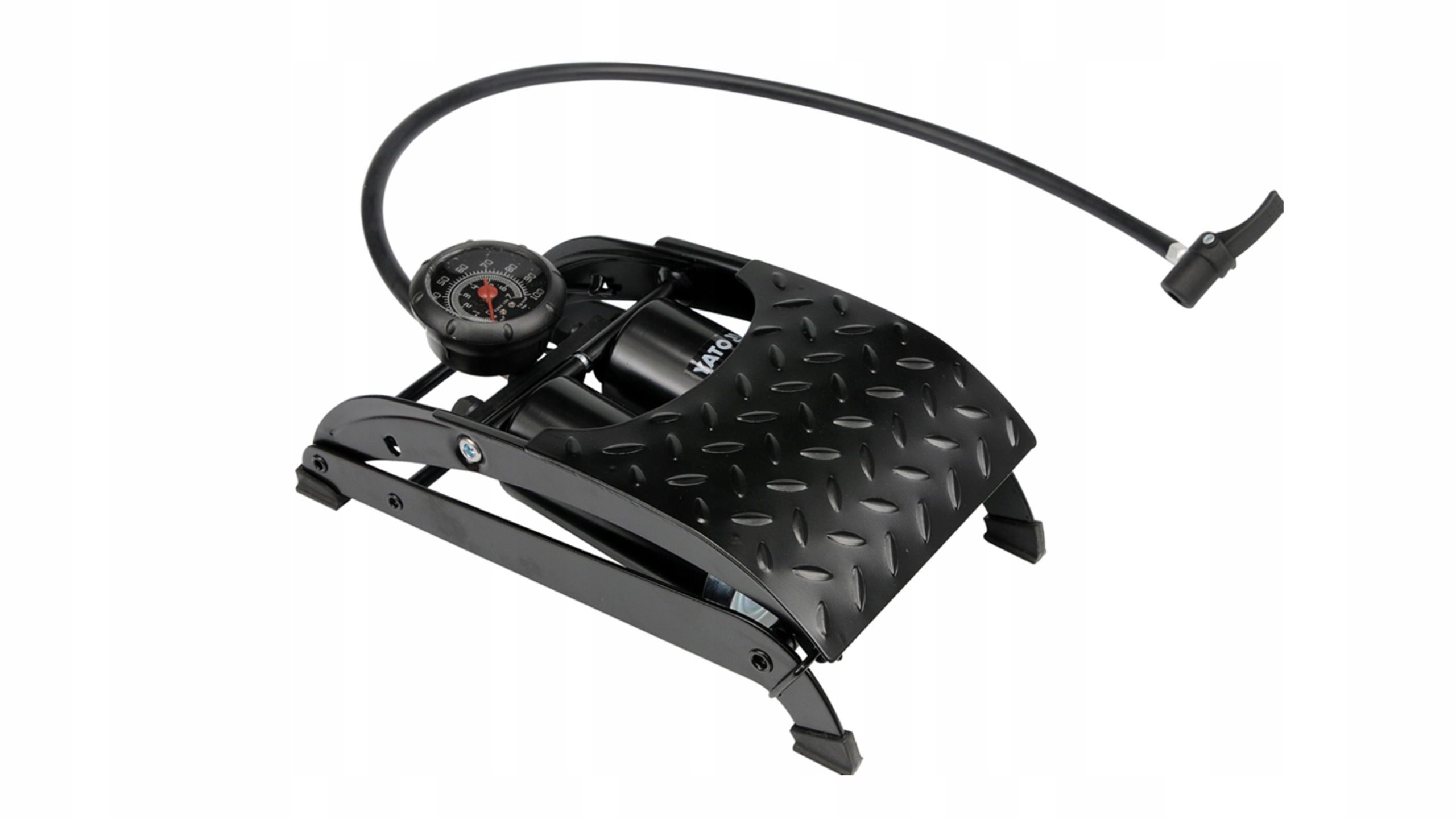 ДВУХПОРШНЕВОЙ НОЖНОЙ НАСОС С МАНОМЕТРОМ ДЛЯ YATO 7BAR