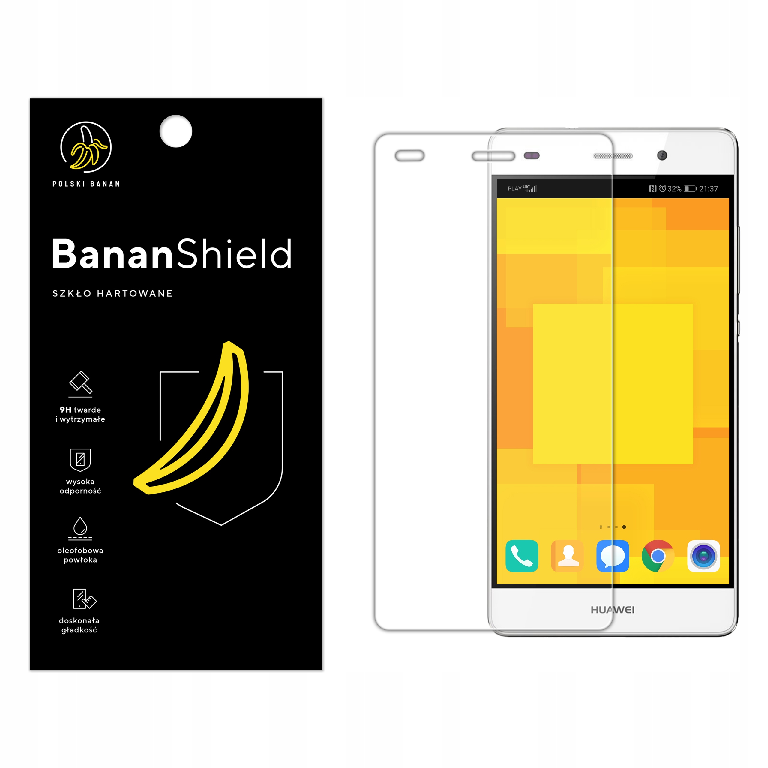 

Szkło Hartowane Polski Banan 9H do Huawei P8 Lite