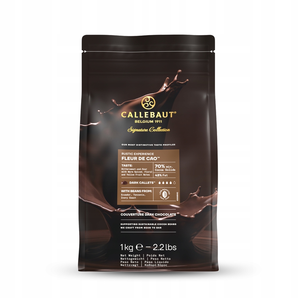 Callebaut czekolada ciemna Fleur De Ca 70% 1kg