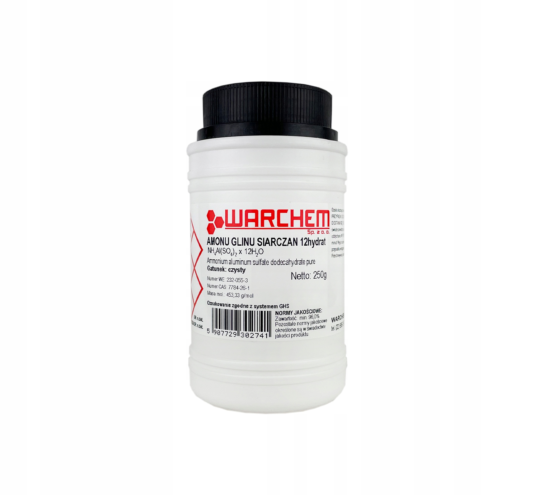 

Siarczan Amonu Glinu 12hydrat czysty 250g